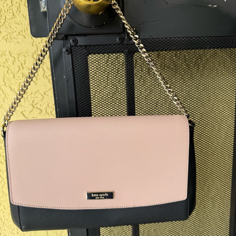Kate Spade Two-Tone Pink and Black Crossbody Bag
